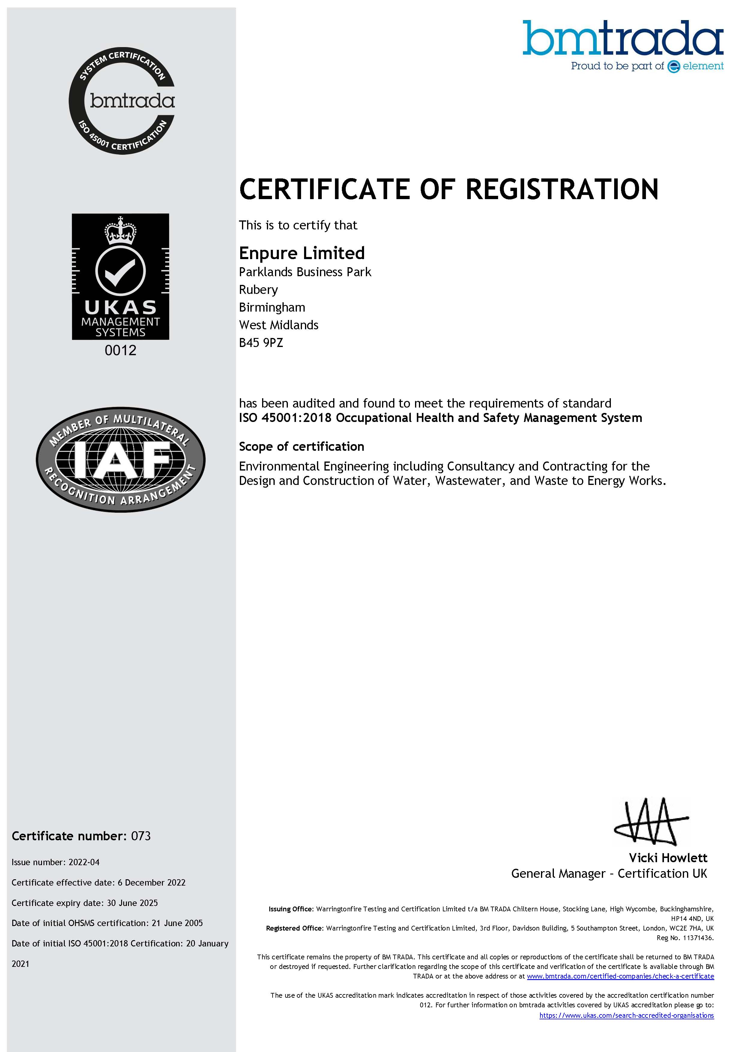 ISO Certification